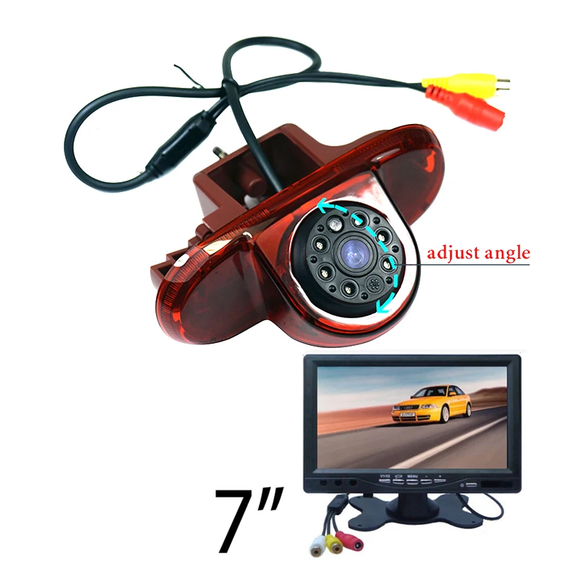 Pаспродажа Автомобильный стоп-светильник CCD HD, камера заднего вида для Renault Trafic(2001-2014),Combo/Vauxhall Vivaro Van, тормозная камера и комплект монитора автомобиля