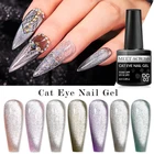 MEET ACROSS Spar Гель-лак для ногтей кошачий глаз магнитные гибридные Лаки Звездный Сияющий Хамелеон лазерный блеск лак для ногтей