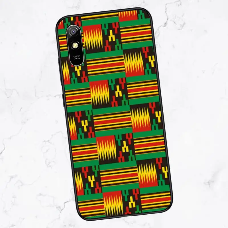 

African style fabric print Printing Phone Case For Xiaomi Redmi Note 4 4x 5 6 7 8 pro S2 PLUS 6A PRO