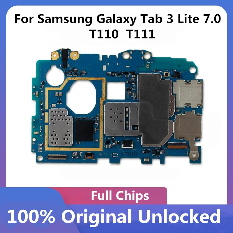 Оригинальная материнская плата для Samsung Galaxy Tab 3 Lite 7 0 T110 T111 разблокированные