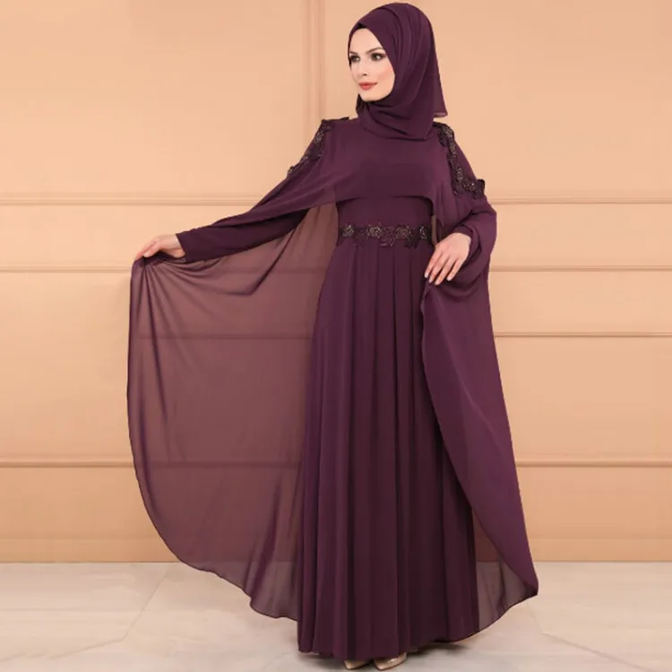 Арабское фольклорное кружевное платье Дубаи на заказ модная накидка с длинным