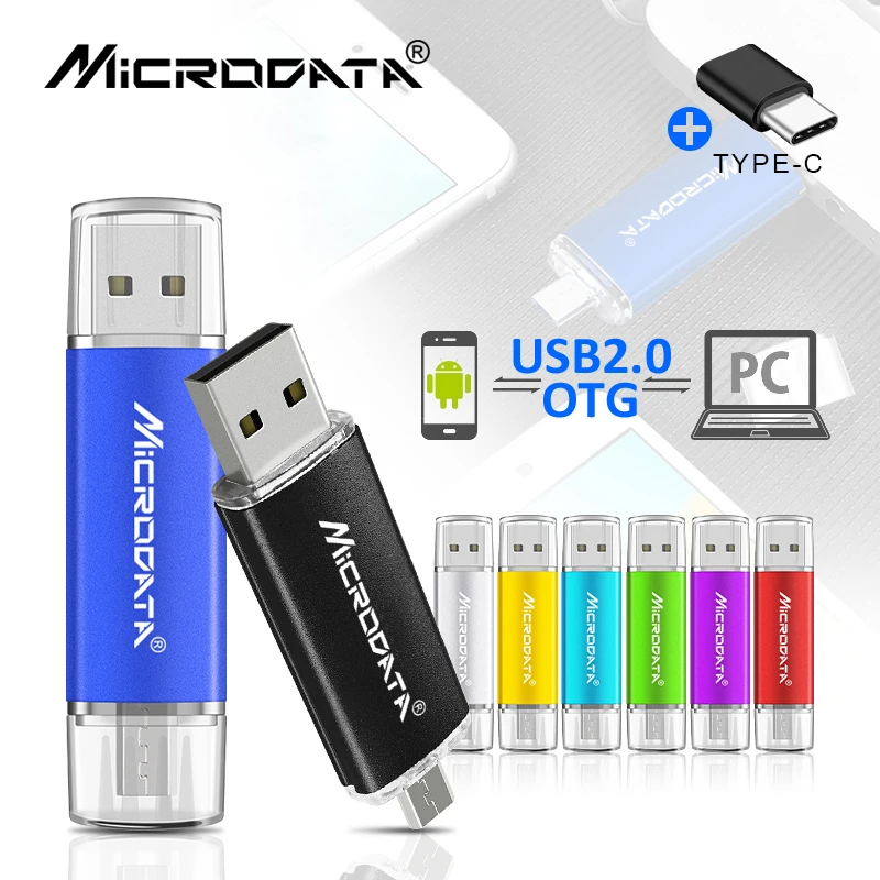 

Флеш-накопитель OTG 3 в 1, USB 2,0, Type-C и Micro USB 256 ГБ, 128 ГБ, 64 ГБ, 32 ГБ, 16 ГБ, 8 ГБ, 4 Гб