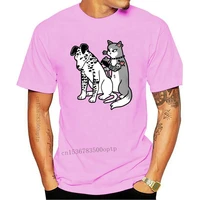 new men t shirt tattoo cat inked dalmatian cartoon funny women t shirt