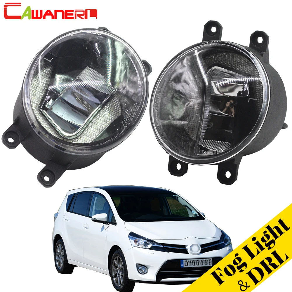 Cawanerl 2 шт. автомобиль светодиодный проектор лампа правый + левый туман светильник