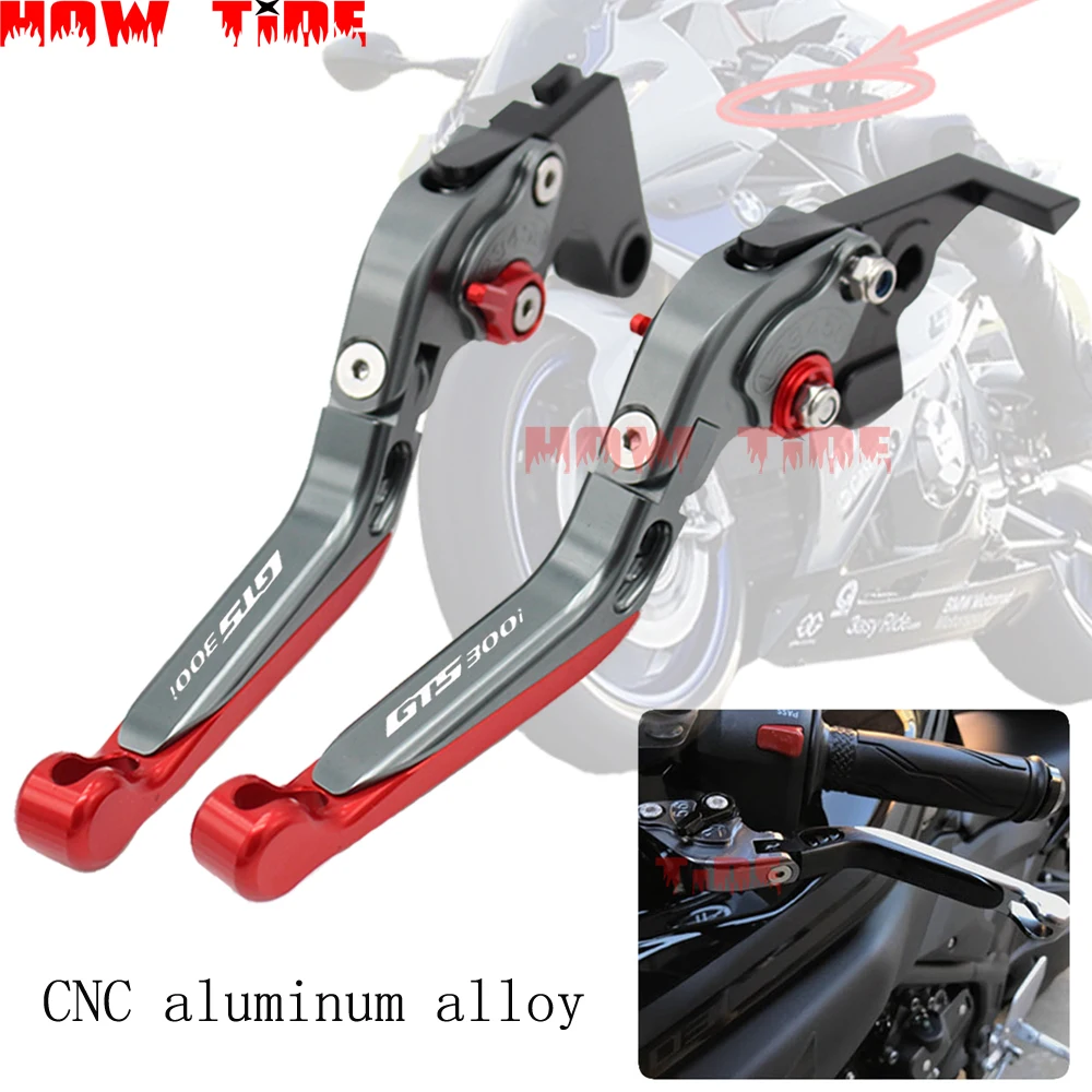 Для SYM GTS300i GTS 300i 2016 2017 2018 125/250/300 LM30W аксессуары для мотоциклов CNC складной выдвижной