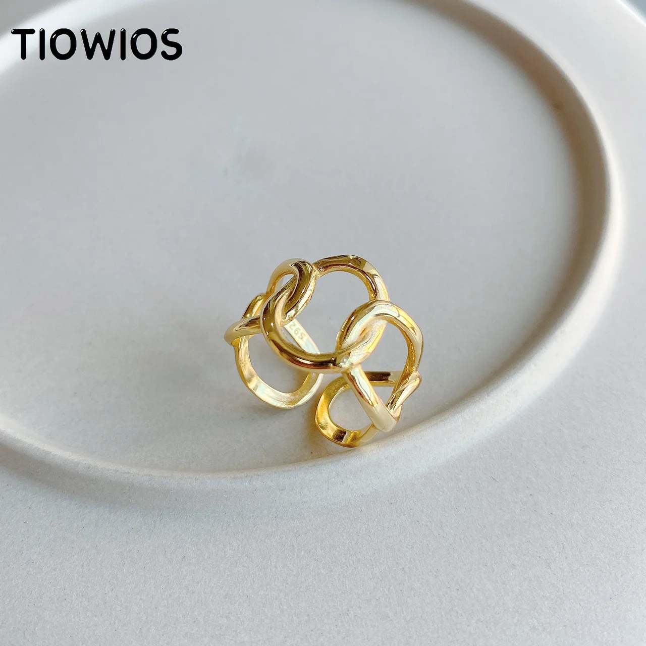 

Новинка 2021 г., индивидуальный дизайн, Женская Корейская модель, серебряная цепочка, японский, корейский, французское кольцо, указательный па...