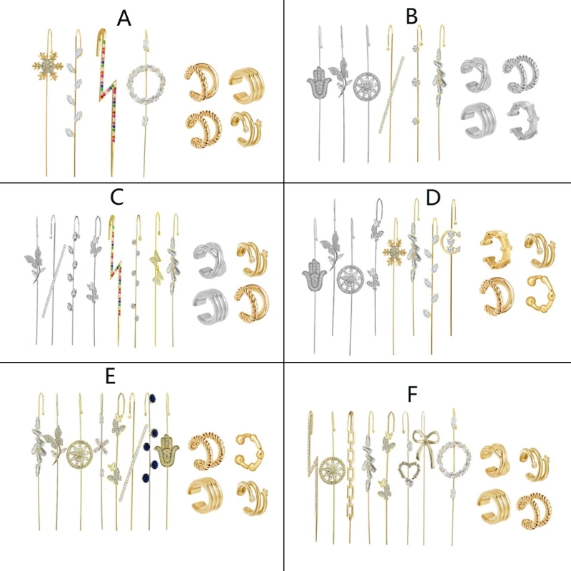 1 комплект Обёрточная бумага на гусеничном ходу крючки для сережек Для женщин