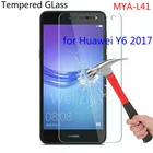 9H для экрана из закаленного стекла для Huawei Y6 2017 стекло MYA-L41 Y6 2017 Защитная пленка для экрана для Huawei Y6 Mya L41 5,7 ''защитная пленка на стекло мобильного телефона