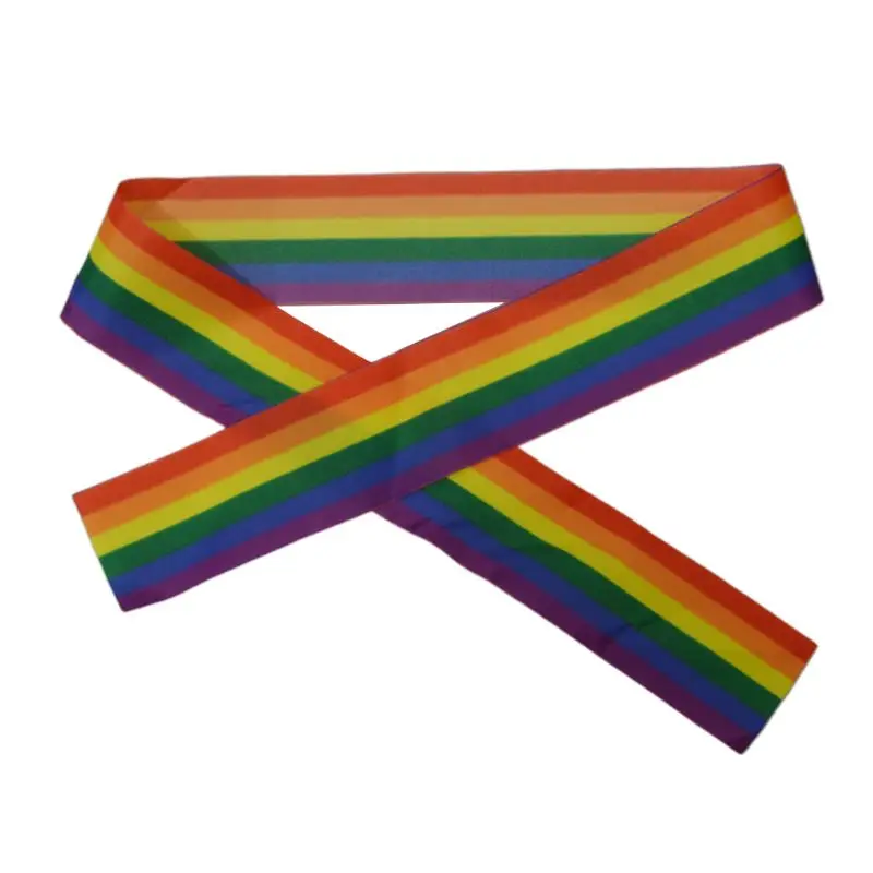 Головной платок в радужную полоску для мужчин и женщин |