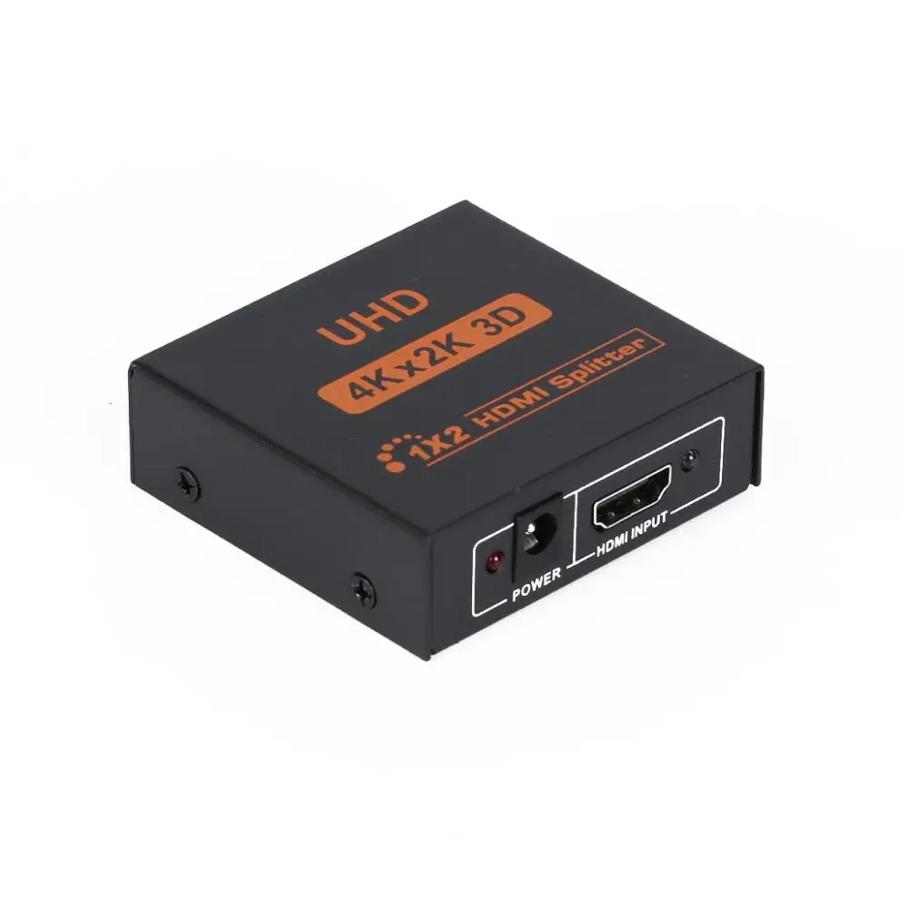 HDMI 1.4b UHD 3D 4K * 2K Full HD 1080p сплиттер 1X2 2 порта концентратор репитер усилитель с 5 В DC