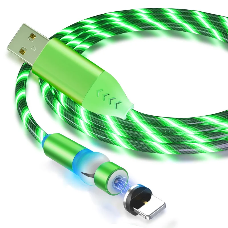 Магнитный кабель 2 А USB C Type-C Сверхбыстрая Зарядка для телефона быстрая зарядка