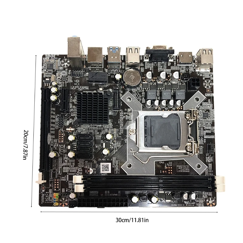 

New h81 Computer Motherboard 1150-Pin Ddr3 Supports Core 4th Generation i3 i5 Quad-Core CPU