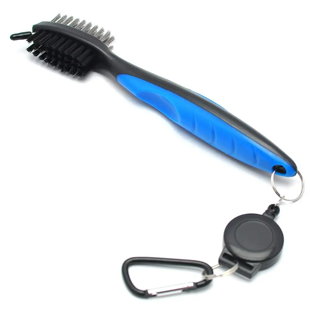 Новое поступление 2 сторонняя щетка для гольфа полипропиленовая/SS щетина