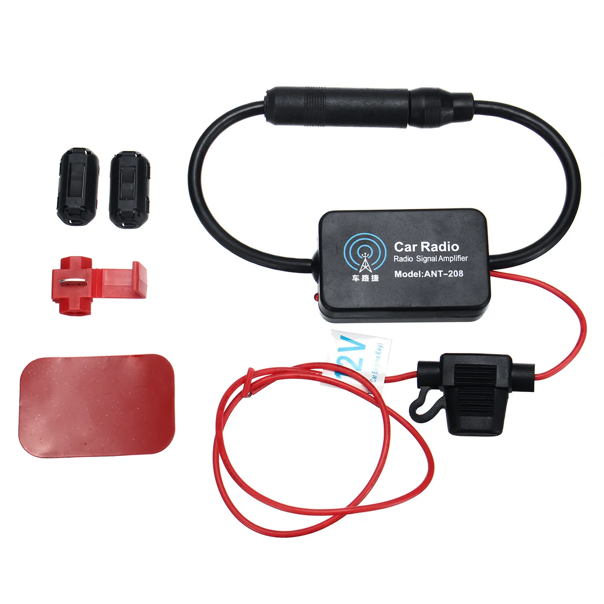Горячая новинка ANT-208 универсальный авто радио FM антенна усилитель сигнала с