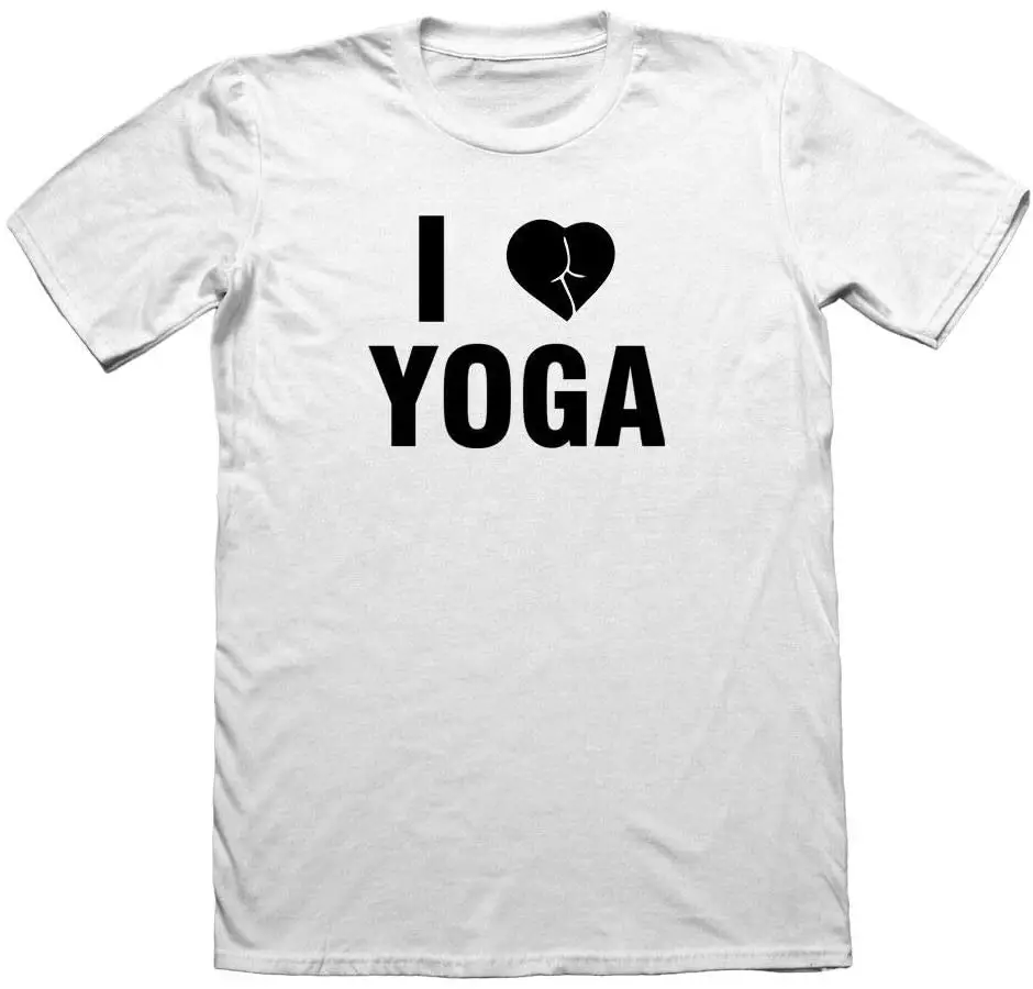 

I LOVE YOGA T SHIRT, FUNNY T SHIRT FOR MEN, HEART YOGA