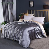 luxury mulberry silk duvet cover comfy singlefulltwinqueenking size duvet coversoild color bedding comforterquilt cover