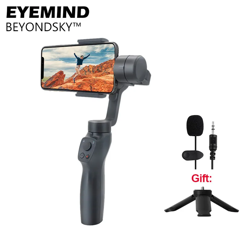 Beyondsky Eyemind 2 смартфон ручной карданный 3-осевой стабилизатор для iPhone 8 X samsung экшн Камера VS Zhiyun Smooth 4 Осмо 2 - Цвет: Only Gimbal