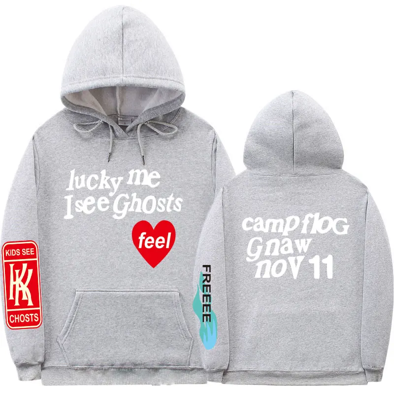 Худи с граффити в виде букв Kanye West KIDS SEE GHOSTS худи для мужчин и женщин уличная одежда