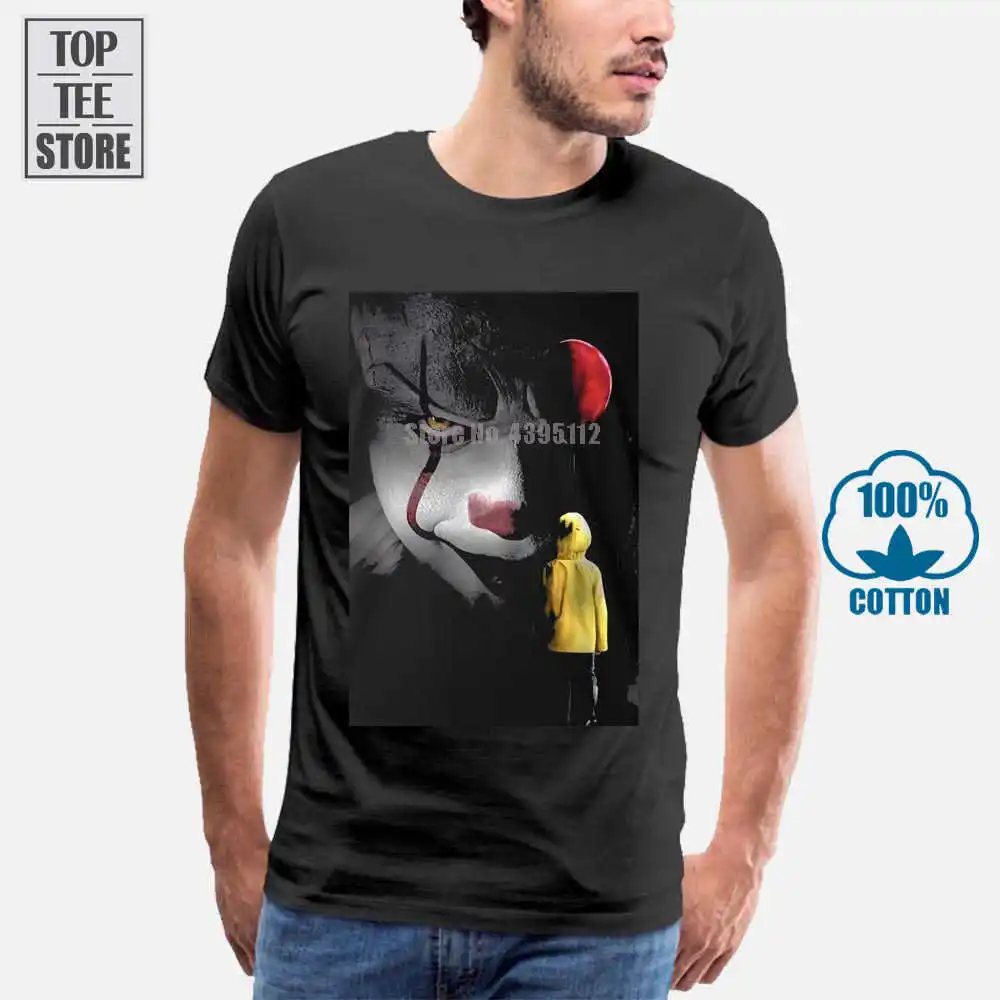 Pennywise футболка Stephen King It воздушный шар клоун 2017 вдохновленный фильмом F10|t shirt|stephen