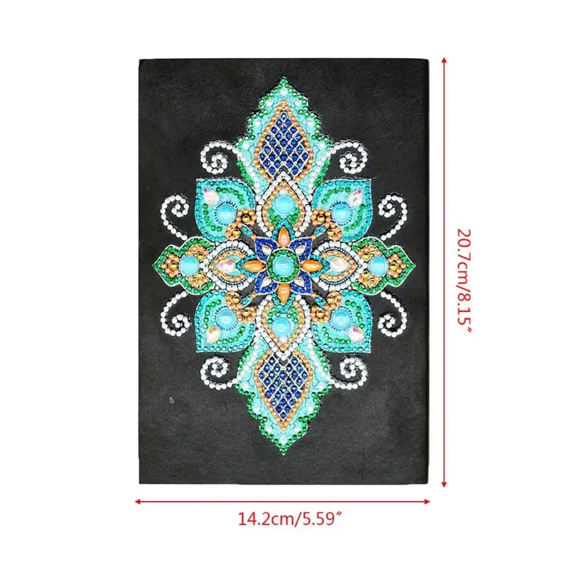 

50 Pages Diamond Painting Notebook DIY Flower Special Embroidery Cross Stitch