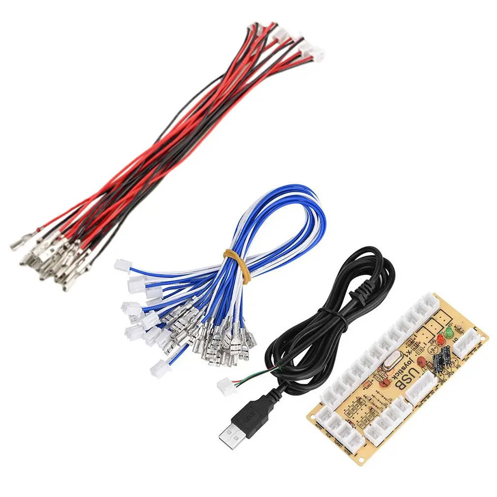 Diy аркадный джойстик печатная плата ПК Управление Usb маленькая карта чип + 5P Рокер