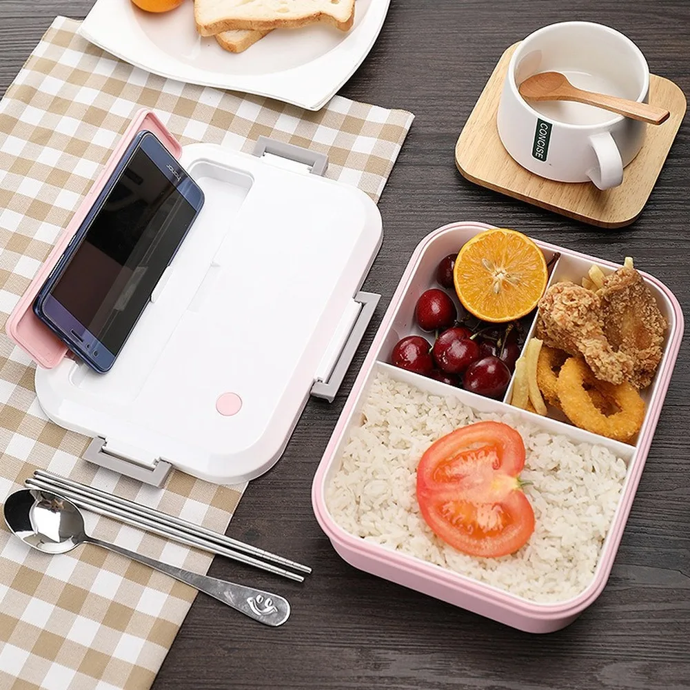 

Ланч-бокс, креативная подставка для телефона, Bento box, контейнер для еды, коробка для детей, школы, пикника, офиса, контейнер для ланча
