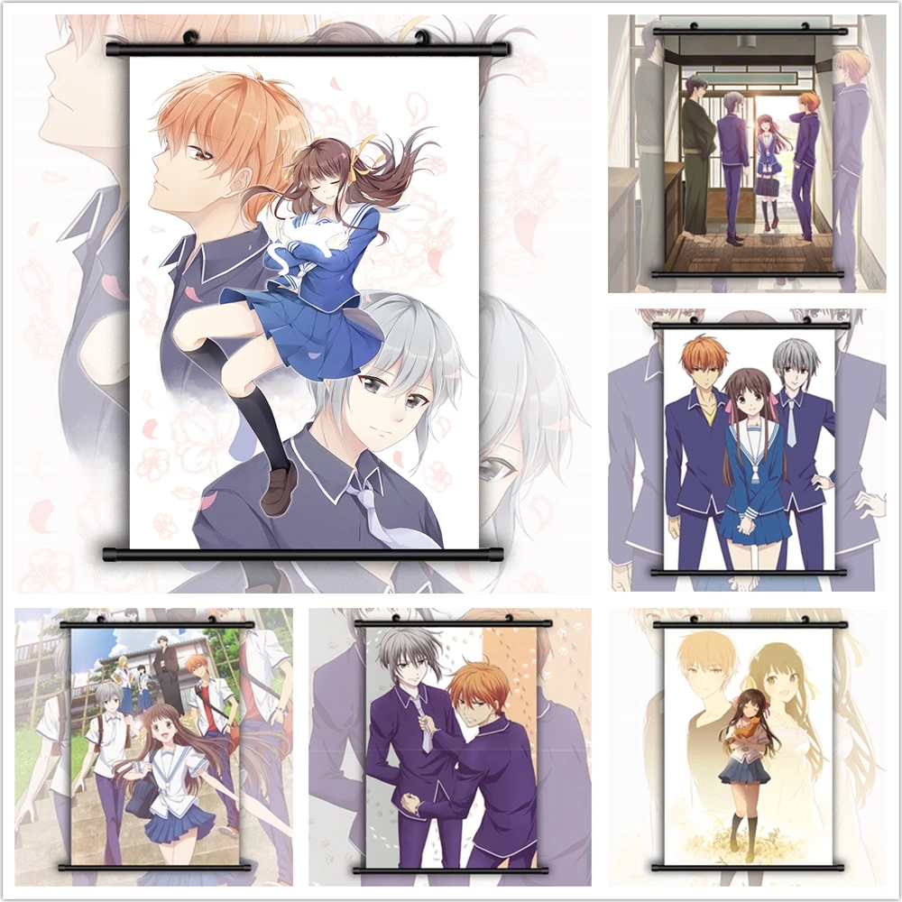 

Fruits Basket Anime Manga HD Print Wall Poster Scroll