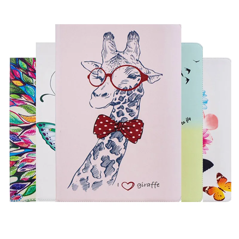 Модный чехол подставка из искусственной кожи с рисунком для Samsung Galaxy Tab A 8 0 2019 S Pen