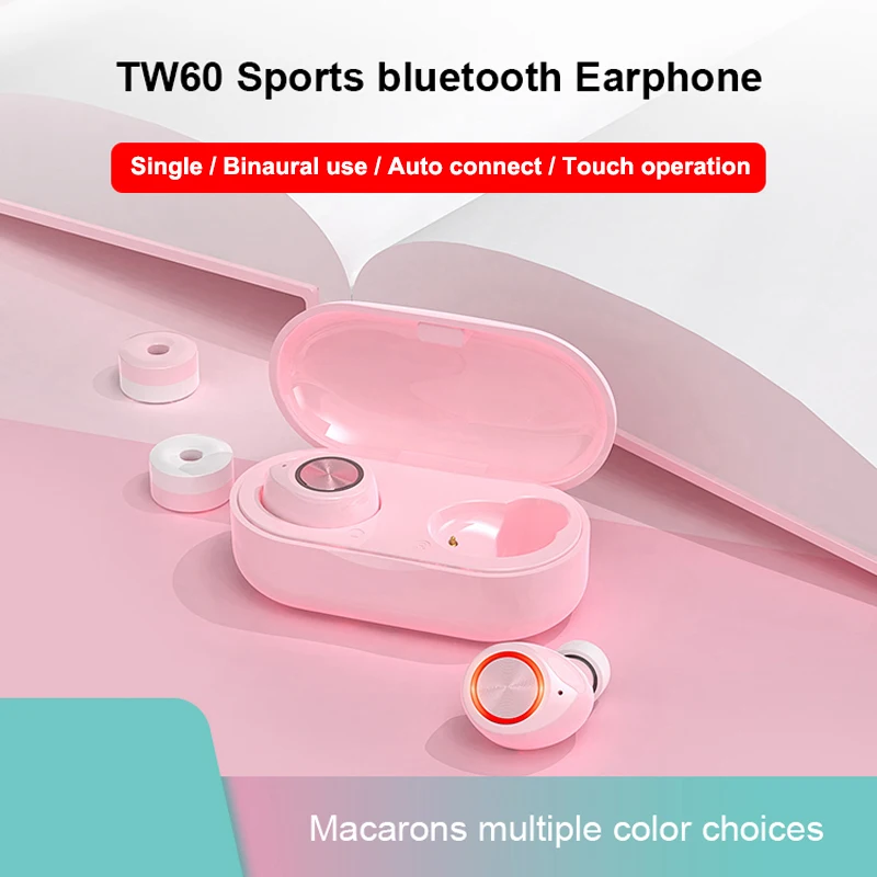 Беспроводные наушники TWS с микрофоном Bluetooth гарнитура для iPhone Xiaomi Huawei
