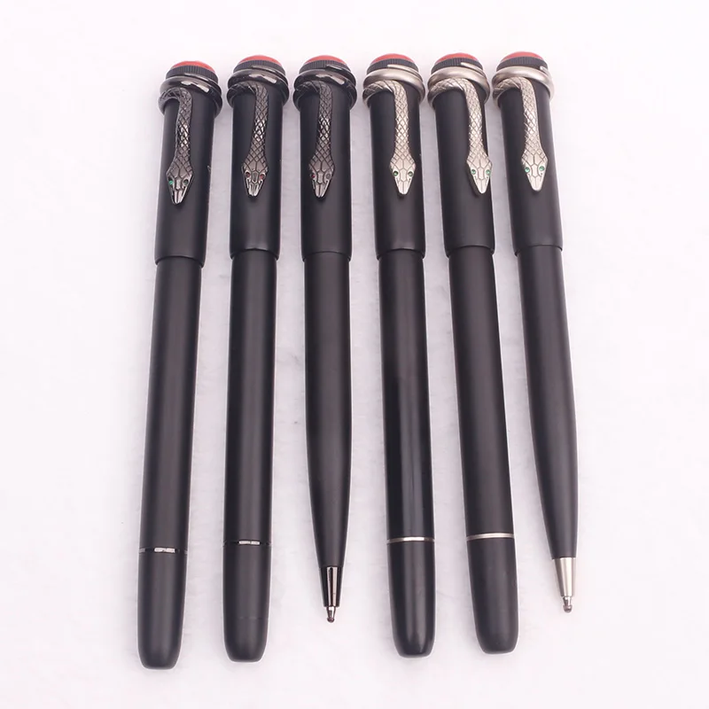 

Best Ultra Matte Black Ballpoint Pen Roller Ball Gel Pens Luxury Design Fountain Pen Business Gift Stationary