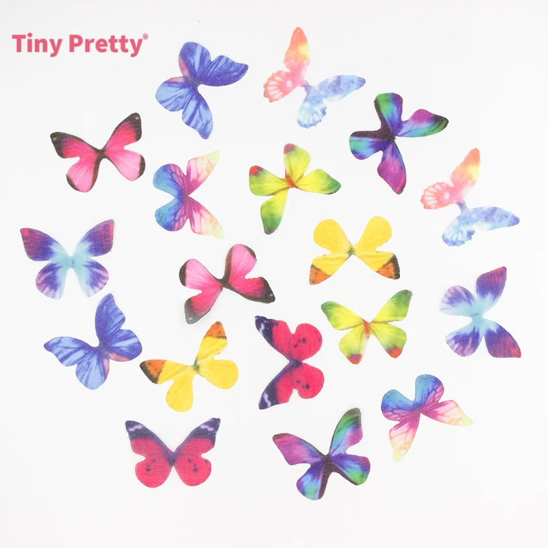 40 шт. тканевые бабочки из органзы для подвесок | Дом и сад