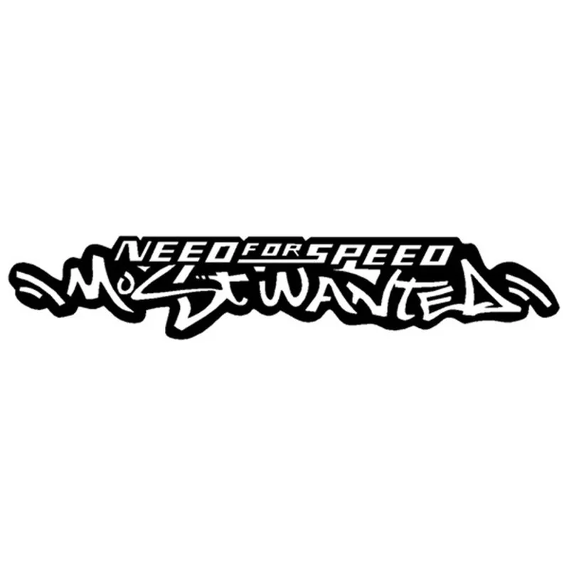 

29cm*6cm Latest Creative Need for Speed Most Wanted Sticker Car Decoration Decal Color Can Be Customized Sunscreen Waterproof