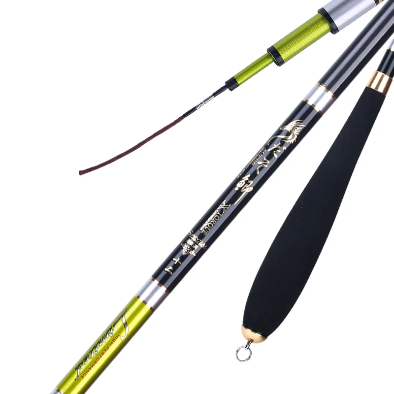 2.7M 3.6M 3.9M 4.5M 4.8M 5.4M 6.3M Taiwan Fishing Rod Carbon Fiber Telescopic Wedkarstwo Olta Hand Pole Fishing Sticks De Pesca enlarge