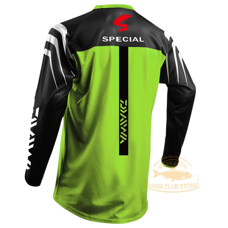 DAIWA Fishing Clothing Quick-Drying Sun UV Protection T Shirt Vests Sports Clothes Fishing Clothes Fishing Shirts Cycling Wear