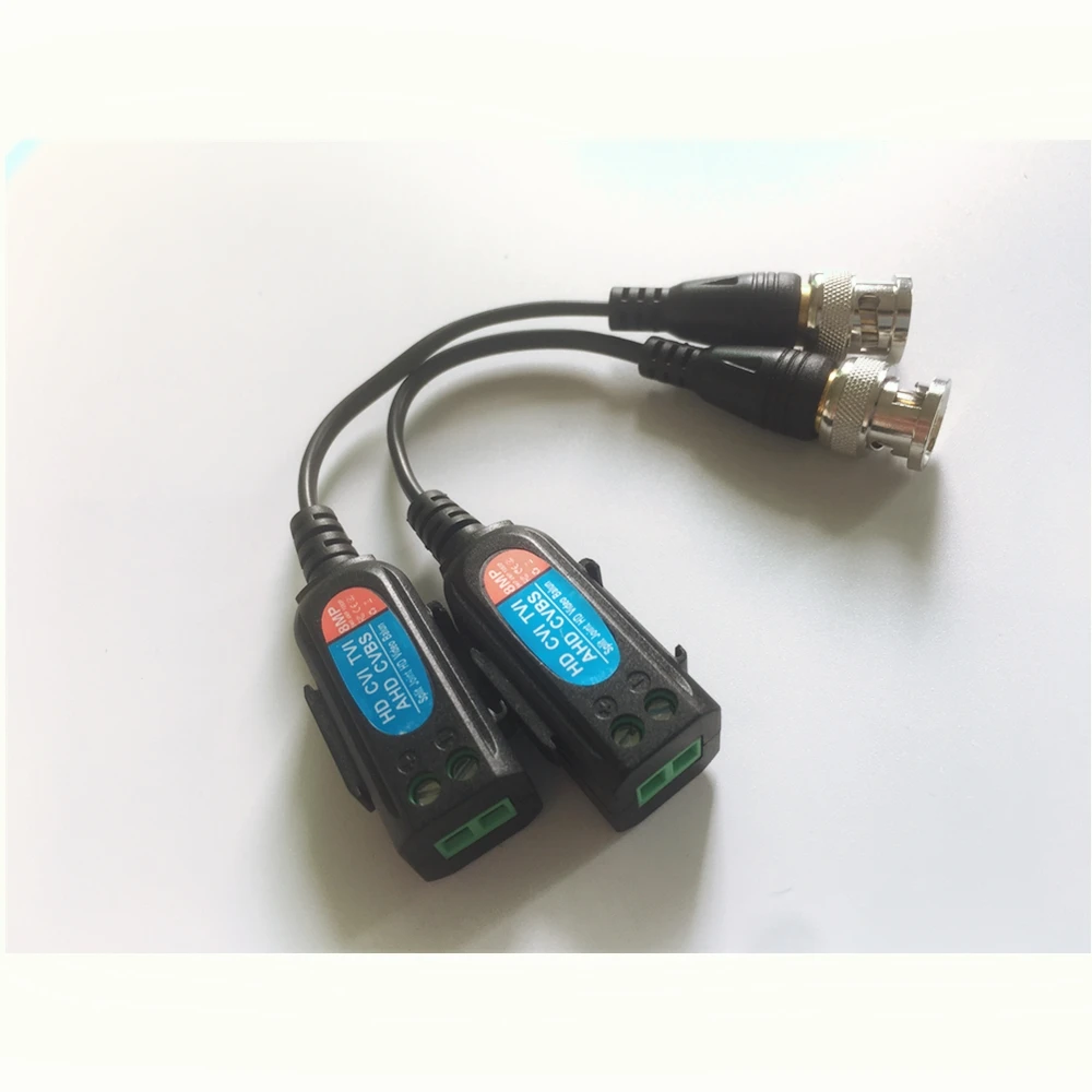 UTP Video Balun 8MP AHD/CVI/TVI Twisted BNC CCTV Passive Transceivers Cat5 | Безопасность и защита