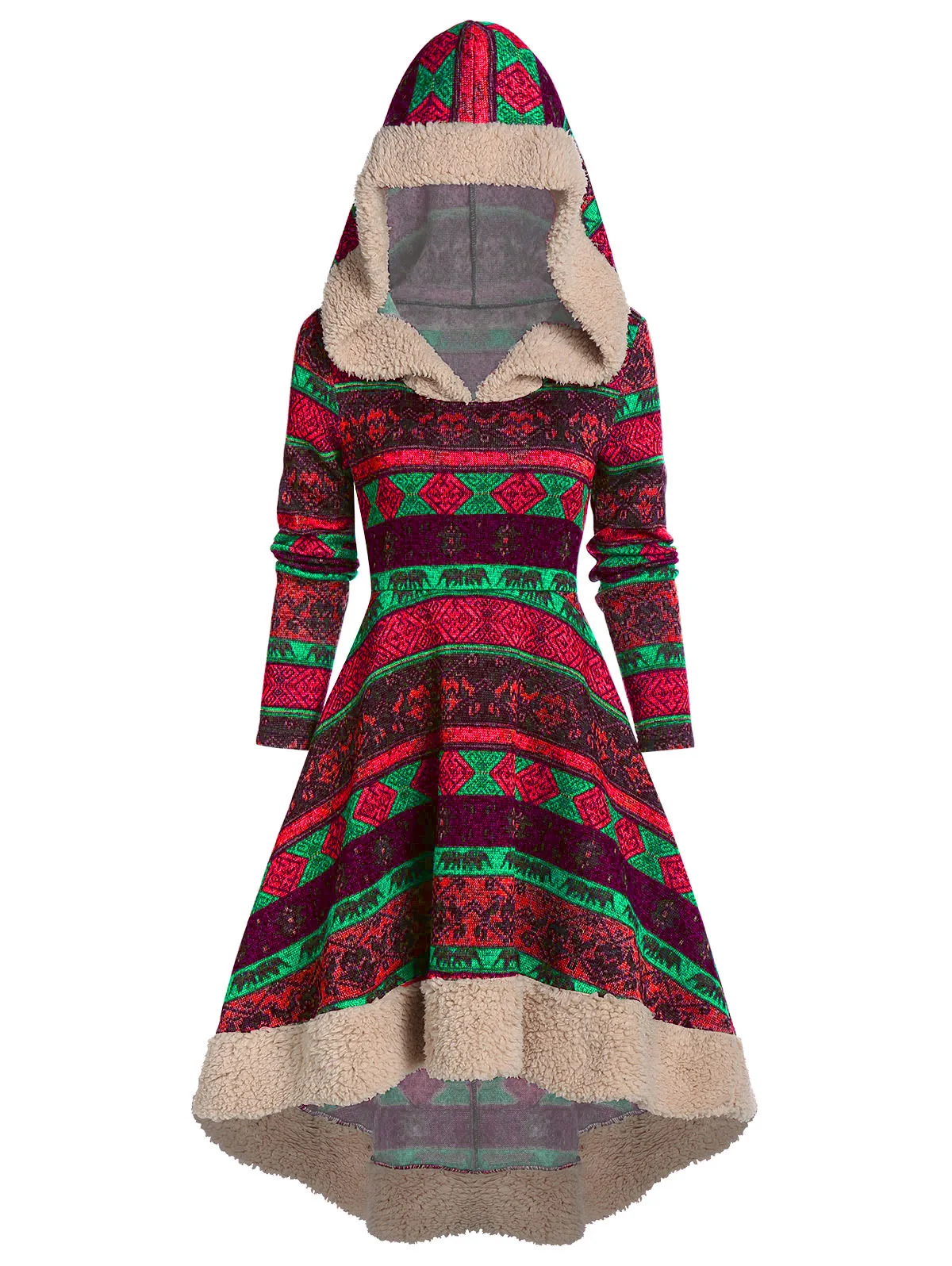 Женское трикотажное платье-трапеция ROSEGAL Элегантное повседневное винтажное