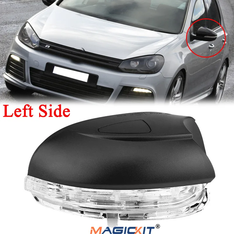 MagicKit подходит для VW Golf MK6 2009 2012 Левое зеркало светодиодный индикатор поворота светильник 3BD 949