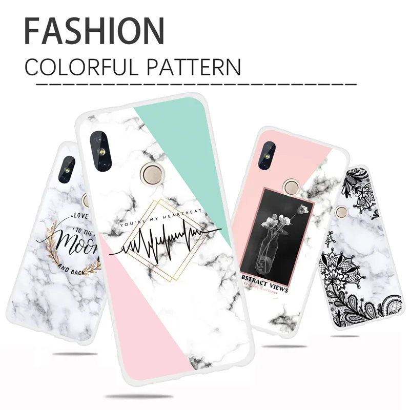 Marble Silicone Phone Case For Xiaomi Redmi 4A 4X 5A 5 Plus 6A Note 4 6 Pro 7 S2 Matte Vase Coque Back Cover Funda | Мобильные