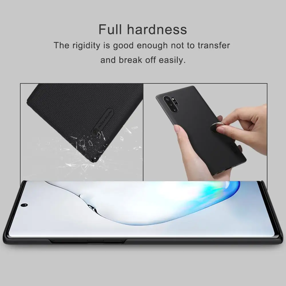 Роскошный тонкий чехол NILLKIN для телефона Samsung Galaxy Note10 Note 10 Plus Pro Матовый Жесткий из