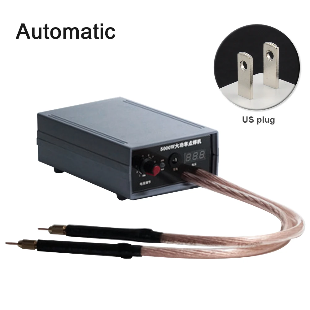 

5000W Battery 0.2mm Nickel Strip DIY Spot Welding Machine Durable Tool Portable Adjustable High Power Soldering Practical Simple