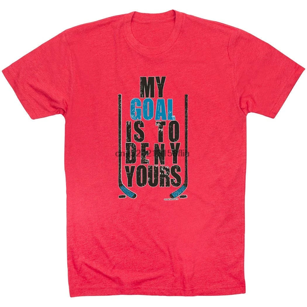 Моя цель Deny Yours (Blue_Black) Футболка хоккейные футболки от ChalkTalk SPORTS| |