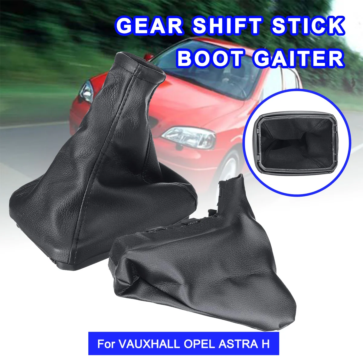 2 шт./компл. Кожаный Автомобильный ручник Шестерни гетры Пылезащитный чехол +