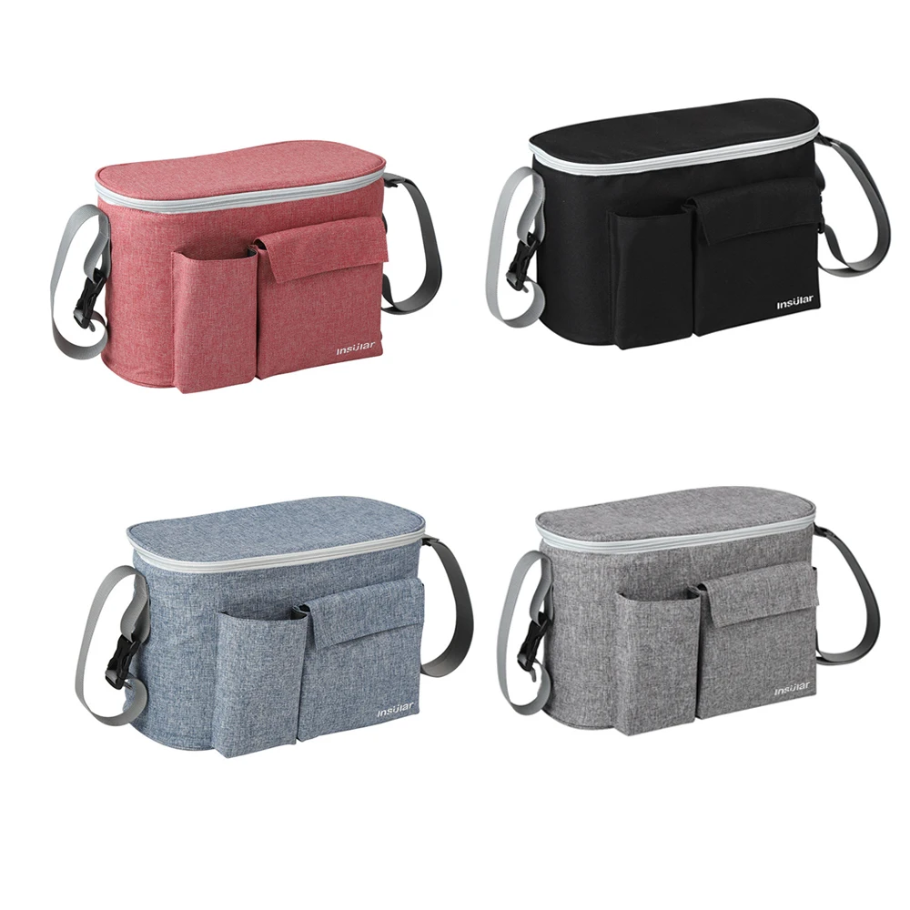 

Fashion Baby Stroller Bag Pram Stroller Organizer Nappy Diaper Bag Baby Stroller Accessories Cup Bottle Holder Nappy Hanging Bag