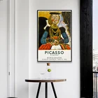 Настенный плакат с абстрактным рисунком Пикассо, современные модульные картины для гостиной
