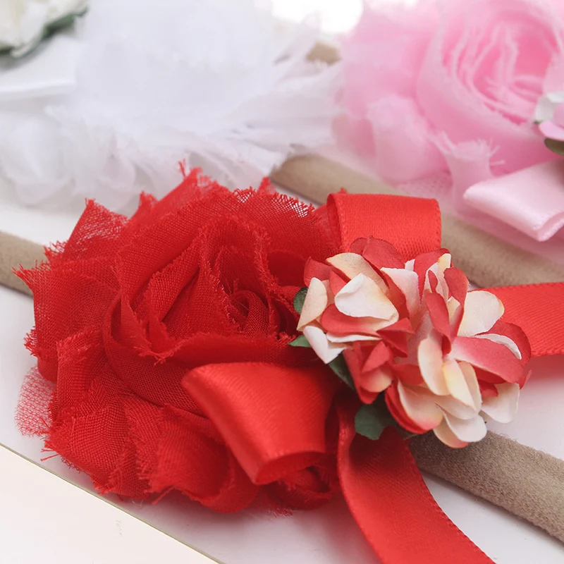 

3pcs Baby Girls Headband Set Bow Knot Head Bandage Kids Toddlers Headwear Flower Hair Band Infant Clothing Accessories