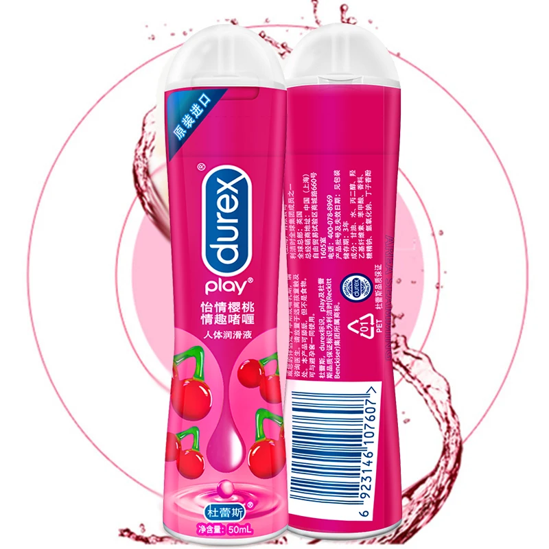 Смазка Durex вишневая Анальная 50 мл масло на водной основе для взрослых|sex lube|durex