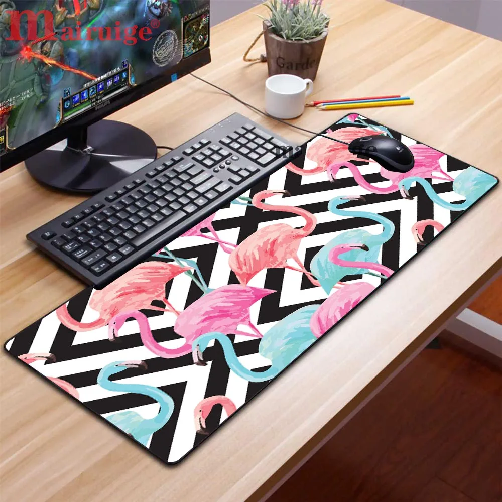 

Xgz Red-crowned Crane Animal Mouse Pad LED RGB Backlight Pad Mini Non-slip Game Player Accessories Mouse Pad Desk Pad Xxl Large