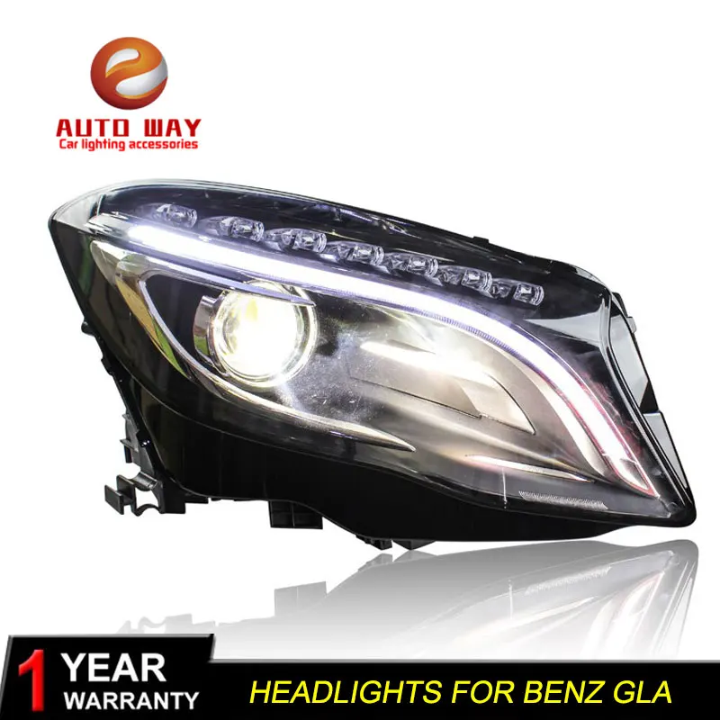 

Car Headlights Case for Benz GLA Headlight GLA headlights 2015-2016 led Eyes Benz GLA Headlights
