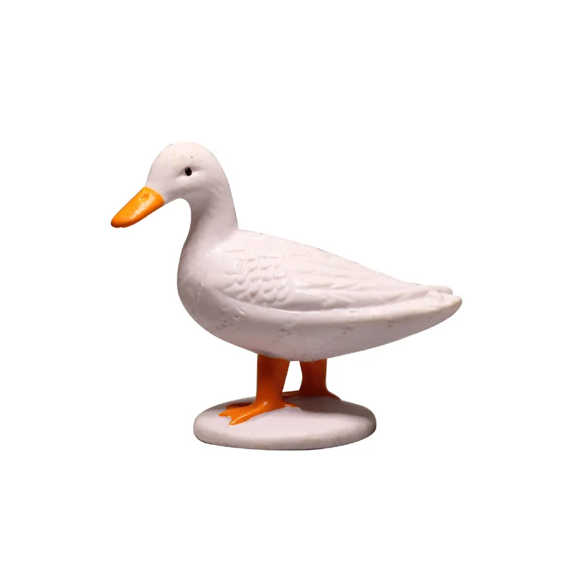 

Miniature Small Animals Poultry White Duck Bird Pelican Fairy Garden Accessories Bonsai Decor Action Figure Figurine Model Toys