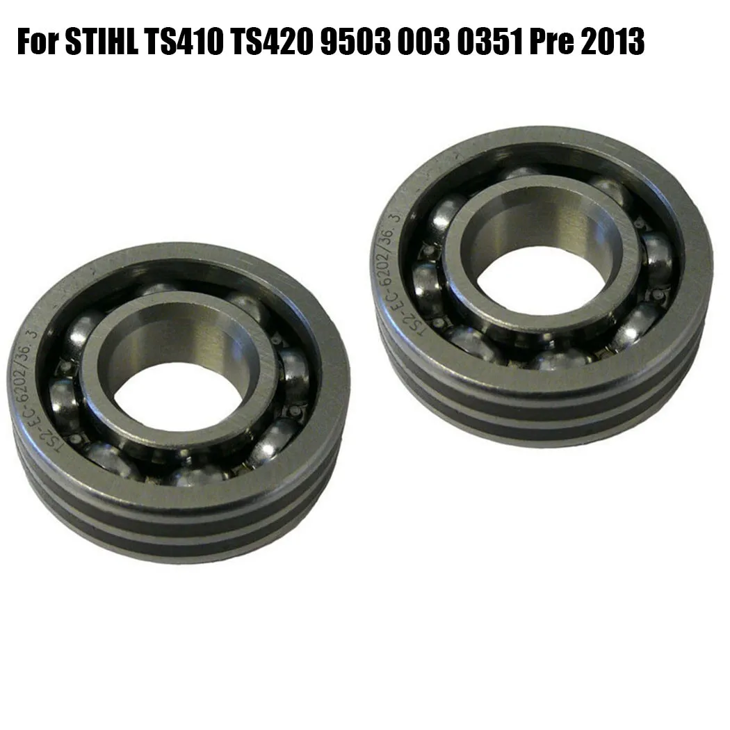 

Set Of 2 Crankshaft Bearings Spare Parts Accessories Crank For STIHL TS410 Pre 2013